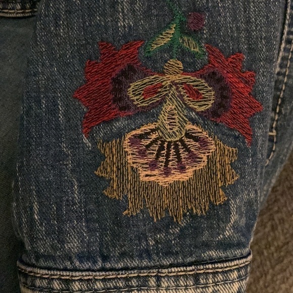 Mavi Jeans & Co Jean jacket, embroidered, Sz Large* See measurements - Picture 13 of 13